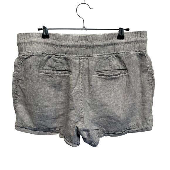 Athleta Cabo Linen 4" Short in Chambray Gray Size 12 - Picture 5 of 10